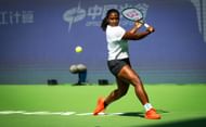Hailey Baptiste at the 2025 Wuhan Open - Day 5 - Source: Getty